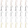 30Pcs 5 Colors 316 Stainless Steel Earring Hooks STAS-FH0001-62-1