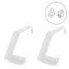 Hypoallergenic Bioceramics Zirconia Ceramic Stud Earrings EJEW-F340-04L-1