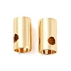 Rack Plating Brass Cord Ends KK-H449-11G-1