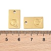 304 Stainless Steel Pendants SA-CBA1839-21G-Q-3