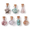 7Pcs Glass Wishing Bottle Decorations PALLOY-JF03099-1