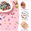2250Pcs 15 Colors Opaque Solid Color Electroplate Glass Beads Strands GLAA-YW0003-25-3