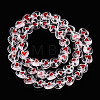 Handmade Lampwork Beads Strands X-LAMP-R139-04C-2