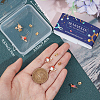 10Pcs Brass Micro Pave Clear Cubic Zirconia Stud Earring Findings KK-BBC0011-41-3