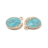 Alloy Enamel Pendants ENAM-N054-008F-G-3