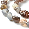 Natural Botswana Agate Nuggets Beads Strands G-L154-03-4