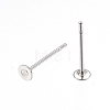 Non-Tarnish 304 Stainless Steel Stud Earring Findings A-STAS-D448-088P-2mm-2