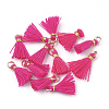 Polycotton(Polyester Cotton) Tassel Pendant Decorations X-FIND-S281-18-1