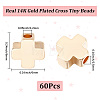 60Pcs Brass Beads KK-BBC0028-63-2