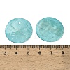 Spray Painted Natural Capiz Shell Pendants SHEL-C010-12C-3