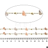 Handmade Natural Rutilated Quartz Chip Beaded Chains CHC-F020-09G-04-2