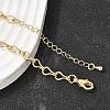 5MM Brass Teardrop Link Chain Necklaces for Women NJEW-F366-04A-4