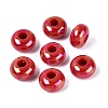 Valentine's Day Opaque Acrylic European Beads OACR-E033-19M3-5