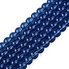 Transparent Glass Beads Strands GLAA-T032-T6mm-28-1