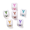 Opaque Acrylic Beads OACR-I022-01Y-1