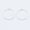 Long-Lasting Plated Brass Hoop Earrings Findings LS-KK-K204-179P-NF-1