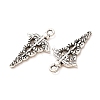 Tibetan Style Alloy Pendants AL-CBA5212-18AS-2