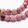 Natural Rhodonite Beads Strands G-G736-10-6mm-3