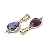 Natural & Synthetic Mixed Stone Pendants G-Q606-30KCG-2