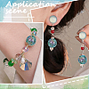 1 Strand Handmade Glod Sand Lampwork Beads Strands LAMP-PA0001-77A-5