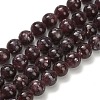 Natural Lepidolite/Purple Mica Stone Beads Strands G-H335-B03-6mm-A-2