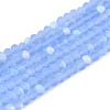 Transparent Glass Beads Strands LS-EGLA-A044-T1mm-MB14-1