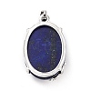 Natural Lapis Lazuli Pendants G-C235-03N-RS-3