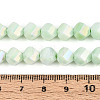 Anti-Tarnish Electroplate Glass Beads Strands GLAA-T025-8mm-14E-4