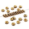 Brass Grade A Rhinestone Spacer Beads RSB034NF-05G-1