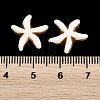 Ocean Theme Spray Painted Opaque Acrylic Beads ACRP-F003-02H-3