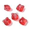 Transparent Spray Paint Glass Beads GLAA-Z011-01F-1