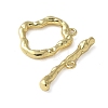 Brass Toggle Clasps KK-P290-14G-2