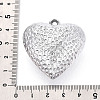 Textured Acrylic Pendants OACR-T030-34B-3