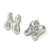 Rack Plating Brass Earrings EJEW-S222-01P-N-2