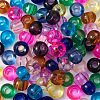 Craftdady 100Pcs 10 Colors Transparent Glass European Beads GLAA-CD0001-12-3