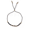 Minimalist Glass & Alloy Beads Slider Bracelets for Women SD4313-4