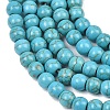 Synthetic Turquoise Beads Strands TURQ-F007-01B-6mm-5