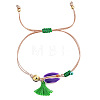 Bohemian Cotton Tassels Charm Bracelets EO4555-1-1