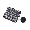 Word She's a 10 But She Spends All Her Money On Books Emamel Pins JEWB-M065-03A-3