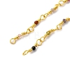 Brass Chain Necklace Making KK-K337-13G-06-2