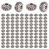 400Pcs Tibetan Style Alloy Spacer Beads TIBEB-HY0001-20-1