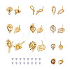 Alloy Stud Earring Findings PALLOY-TA0002-12LG-11