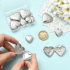 10Pcs 10 Styles 304 Stainless Steel Locket Pendants STAS-YW0011-31-5