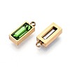 304 Stainless Steel Glass Charms STAS-N110-20G-2