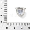 Brass Pave Cubic Zirconia Pendants KK-CBA74BF-01P-04-3
