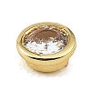Brass Pave Cubic Zirconia Cabochons CU-CBA30E8-03G-07-2