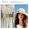 Polyester with Paillette Lace Trim Ribbon OCOR-WH0101-90E-6