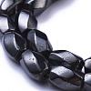 Magnetic Synthetic Hematite Beads Strands IM8x12mm602-3