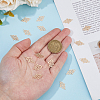 60Pcs Long-Lasting Plated Brass Links Connector Charms KK-DC0004-25-3