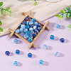 50Pcs 5 Colors Resin UV Reactive Beads RESI-TA0005-70-6